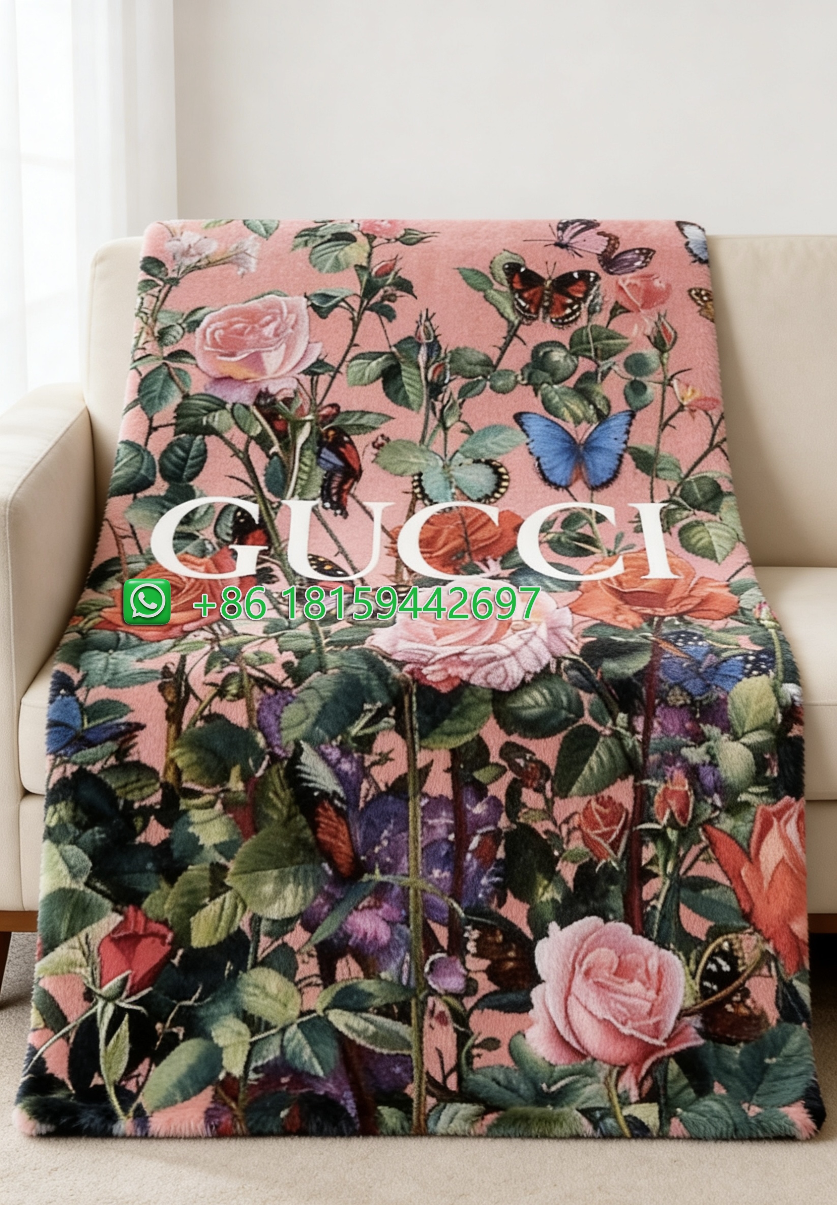 Gucci Throw Blankets